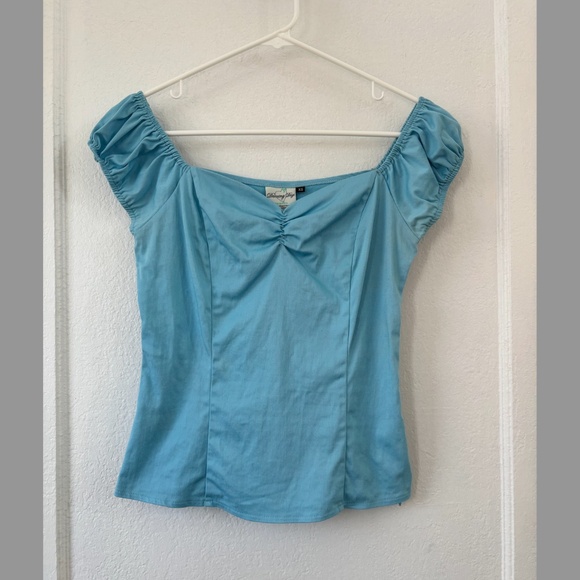 Size XS Dancing Days Peasant Top - Picture 1 of 3
